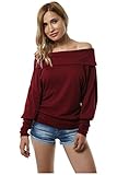 Aifer Women's Casual Off Shoulder Long Sleeve Loose Blouse Shirt Tops