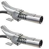 Feiyang Grease Coupler,Locks onto Zerk Fittings,Grease goes in - Latest Improved Version No Leak (2 Pack)
