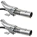 Feiyang Grease Coupler,Locks onto Zerk Fittings,Grease goes in - Latest Improved Version No Leak (2 Pack)