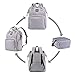 Extra Large Diaper Bag Backpacks, Wide Opening Baby Diaper Bags for Mom Dad, FRANK MULLY Men Diaper Bag with Changing Pad Stroller Straps Insulated Pockets Gray, Perfect Baby Shower Gift