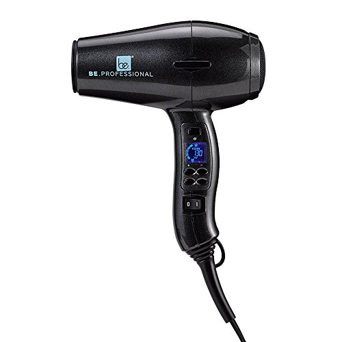 Be Professional Digital Blow Dryer Short Nozzle, Pearl Black
