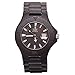 Maui Kool Wooden Watch Lahaina Collection For Men Women Unisex Analog Wood Watch Bamboo Gift Box (4A - Black Sandalwood)