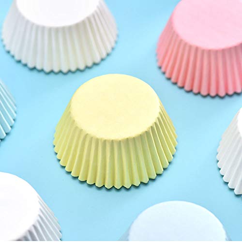 SUBANG 800 Pieces Tulip Cupcake Liner Baking Cups Muffin Tins Treat Cups Paper Cupcake Liners for Weddings,Birthdays,Baby Showers,8 Colors - Thumbnail 3