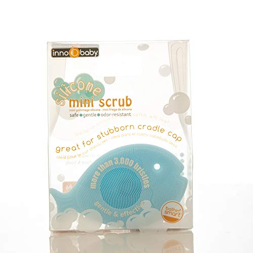 Innobaby Bathin Smart Silicone Cradle Cap Brush for Baby, Essential for