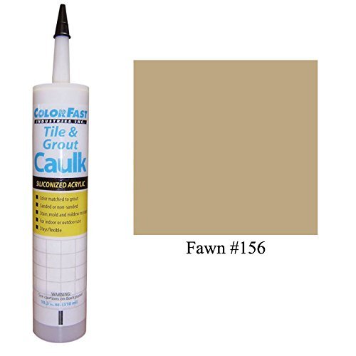 Color Fast Caulk Matched to Custom Building Products (Fawn Sanded)