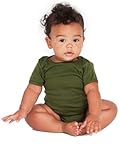 American Apparel Infant Rib Short Sleeve One-Piece