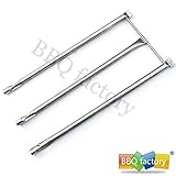 bbq factory® Replacement Stainless Steel Burner JBX08 Select Gas Grill Models By Weber Genesis Series, Weber Part, Lowes , and Others (28 1/8