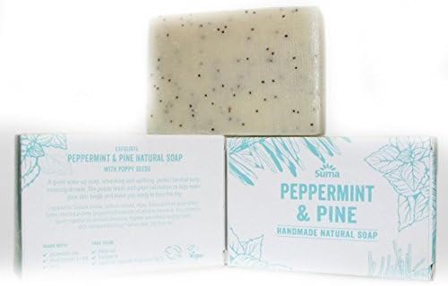 Suma Handmade Soaps | Peppermint &amp; Pine Oil | 6 x 95g by Superfood Market