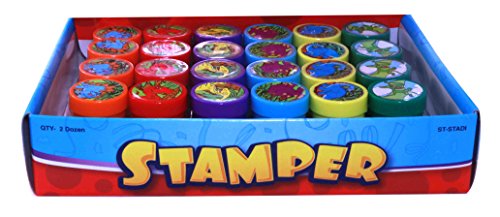 Dinosaur Stampers 24 Assorted Stampers For Kids