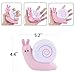 Aolige Jumbo Squishy Cute Pink Snails Kawaii Cream Scented Very Squishies Slow Rising Decompression Squeeze Toys