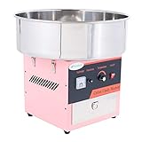 Nurxiovo 21 Inch Commercial Cotton Candy Machine Electric Countertop Cotton Candy Floss Maker Pink with Drawer Stainless Steel for Various Parties