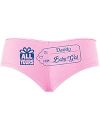 Knaughty Knickers to Daddy from Babygirl Baby Girl Tag Baby Pink Slutty Panties