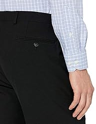 Van Heusen mens Tofan Suit Jacket, Black Solid, 40 US