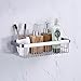 KES Adhesive Shower Shelf Bathroom Storage Basket SUS304 Stainless Steel Shower Caddy Rustproof No Drill Wall Mount, Brushed Finish BSC201DF-2