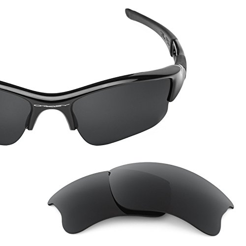 Revant Polarized Replacement Lenses for Oakley Flak Jacket XLJStealth Black