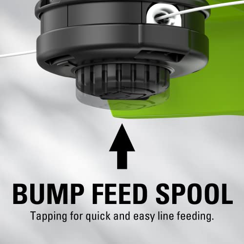 Greenworks 0.080" Dual Line Bump Feed Replacement String Trimmer Line