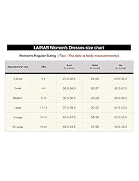 LAINAB Vestido de manga corta con bolsillos para dama