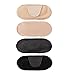 Fashion Forms Women's Gel Shoulder Cushion Bra Strap, 2-Pairs (1 Nude/1 Black), One Size