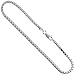 Sterling Silver BOX Chain Necklaces & Bracelets 2.2mm Square Cut Nickel Free Italy, sizes 7-30 inch
