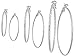 Silver And Gold Plate Hoop Earrings Set For Women Teen Jewelry Diamond Cut 3 Pairs Gold And Luster