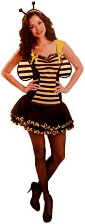 Sexy Science Geek Bug Lover Halloween Costume - Lady Bug and Bumble Bee - Women's Small Medium (Bumble Bee)