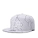 Sunlitro Unisex Flat Bill Hip Hop Hat Snapback Baseball Cap (White 033)