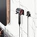 XIGOO Self Adhesive Hair Dryer Holder Wall Mounted - Adhesive Bathroom Hair Blow Dryer Rack Organizer Compatible with Supersonic Hair Dryers (Black)