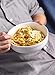 DOWAN Soup Bowls for Kitchen, 32 oz White Bowls for Cereal Salad Ramen Noodle, Porcelain Bowls with Non-slip Design, Sturdy and Easy to Hold, Set of 3, 7.25 Inch