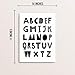 Kids ABC Wall Decor Poster Art Print - Children's Cheerful Scandinavian Alphabet Wall Poster -11