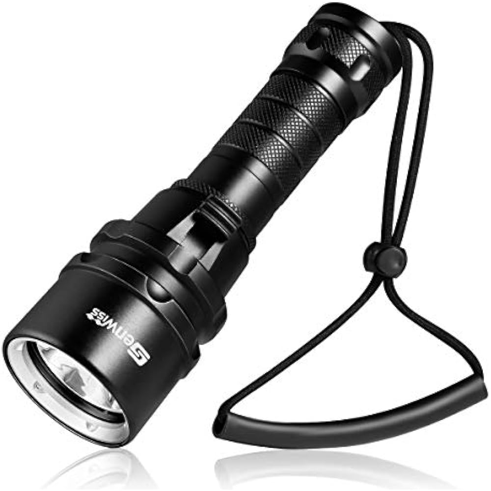 Scuba Diving Flashlight Dive Torch 2000 Lumen Waterproof Underwater XM