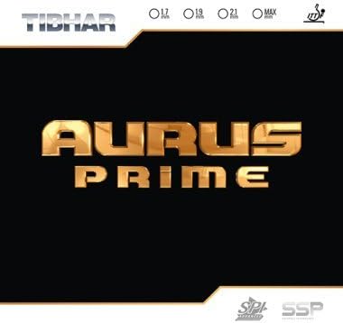 Tibhar AURUS Prime table tennis rubber, Red, 2.3