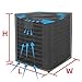 Foozet Central Air Conditioner Covers for Outside Units 36