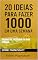 Livro 20 Ideias de fazer 1000 em uma semana