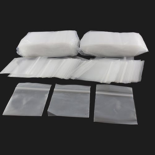 Bvi 1.5 X 2 Inch Clear Plastic Mini Ziploc Bags (100 Bags)