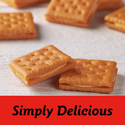 Austin, Sandwich Crackers, Cheese Crackers with Cheddar Cheese, 11 oz (8 Packs)