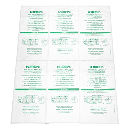 V2 Co.Ltd Kirby Vacuum Bags,Universal Hepa White Cloth Bags for All
