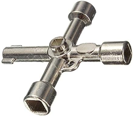 Outletissimo Clé Universelle Compteur Connexions 4 Empreintes Réservoir Eau Gaz Lumière