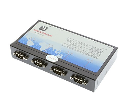 SerialGear Four Port USB to Quad RS-422/485 Adapter with Optical Isolation & Surge Protection