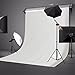 Lyly County Background 5X7ft Polyester Fabric Solid Color White Screen Photo Backdrop Studio Photography Props SC001