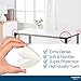 Foam Corner Protectors | 8-Pack Foam Caring Corner Guards by The Hamptons Baby | Safety Furniture Bumpers | Long Lasting, Pre-Applied Adhesive | Sharp Corner Cushions (White)
