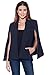 Alexander + David Women’s Woven Structured Cape Blazer Coat, Suit Jacket with Pockets