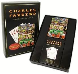 Charles Fazzino "Straight Flush Call My Bluff" Playing Cards