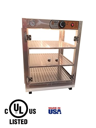 HeatMax 181824 Food Warmer Display, Pizza Warmer