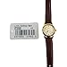 Casio Women's LTP1095Q-9B1 Brown Leather Quartz Watch with Gold Dial