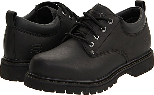 Skechers Men's Tom Cats Utility Shoe, Black, 8.5 M US