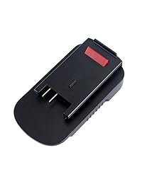 ONEGenug - Adaptador de batería de 20 V compatible con taladro de 18 V Black Decker, reemplazo de cable negro + decker y Stanley & Porter 20 V convertidor de batería de litio para Black Decker 18 V NiCD y NiMH herramientas inalámbricas