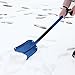 CARTMAN 32.5 Inch Folding Emergency Snow Shovel 3 Piece Aluminum Lightweight Portable Sport Utility Shovel for Car Trunk Camping Garden Beach, Blue