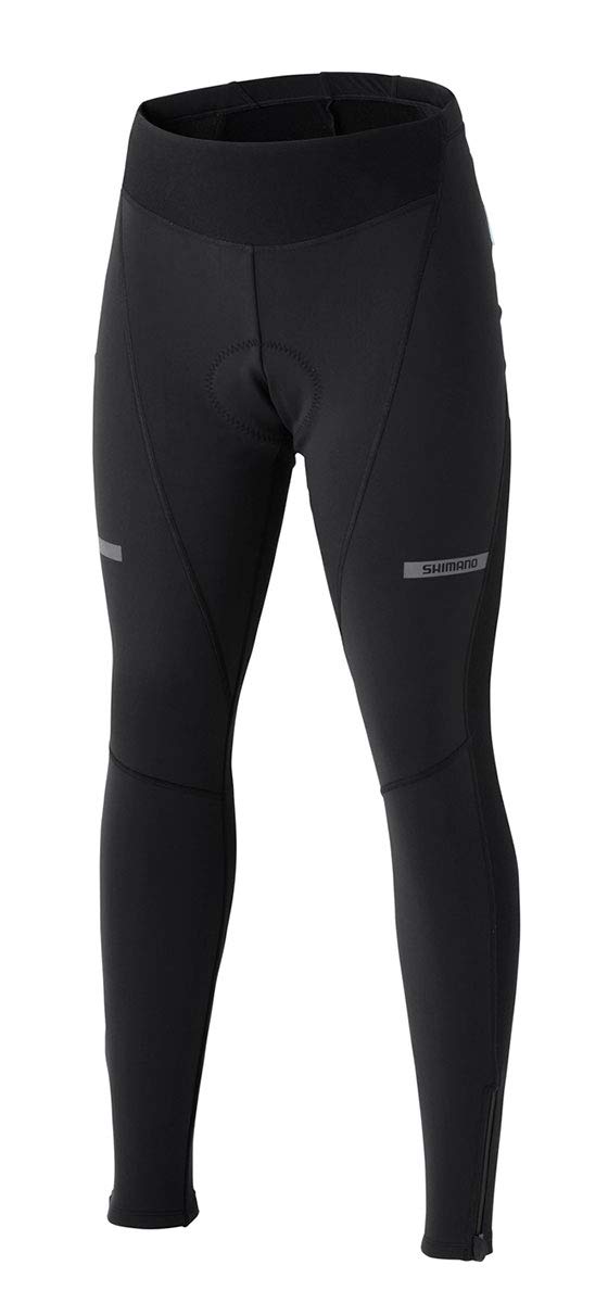 Shimano Clothing Women's Wind Tights, Black, Size L