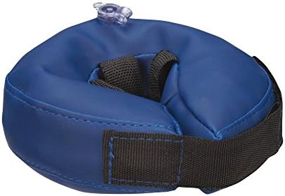 Total Pet Health Inflatable Dog Collars - Veterinarian-Approved Collars Designed to Prevent Pets from Scratching and Biting at Injuries, Stitches, Rashes, and Wounds - X-Small, Blue