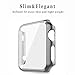 Watch Case Compatible with Apple Watch Series 2 Case 42mm, 2win2buy Full Cover Slim Hard PC Plated Protective Bumper Cover 0.2mm Shockproof Sheld Guard Screen Protector Black